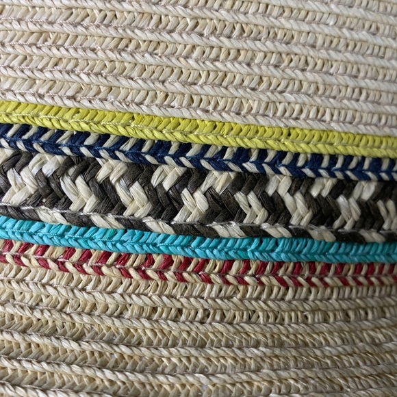 Cappelli tan western straw hat with colorful embroidered accents main image 10